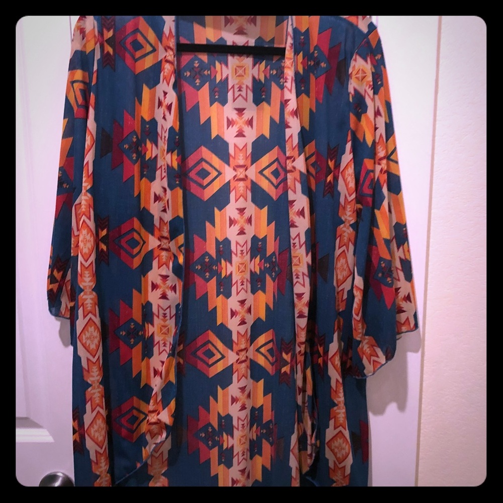 Boutique Aztec duster L&B